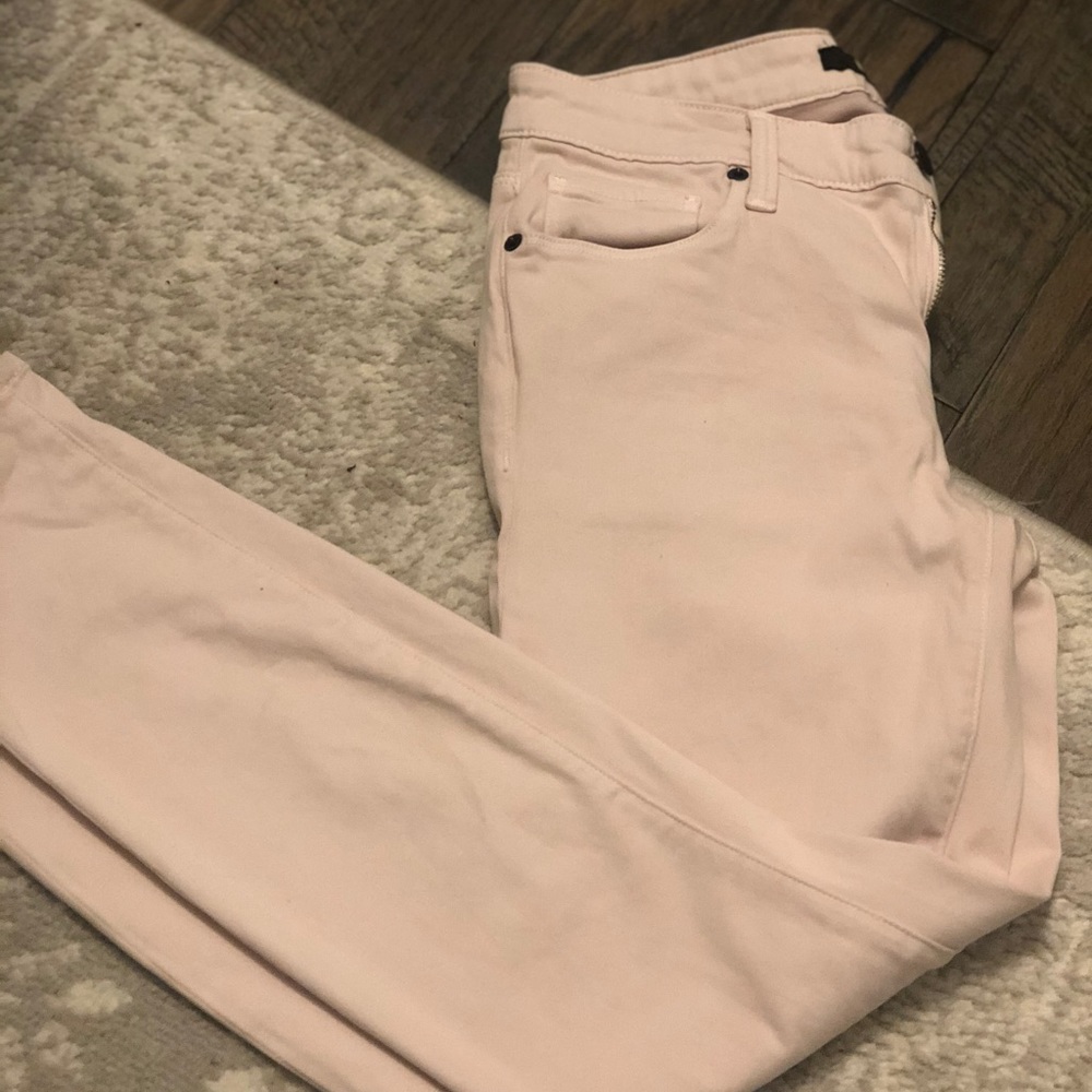 Blush color Paige  jeans.